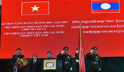 Viện KSND tối cao Việt Nam đón nhận  Huân chương Tự do hạng Nhất của...